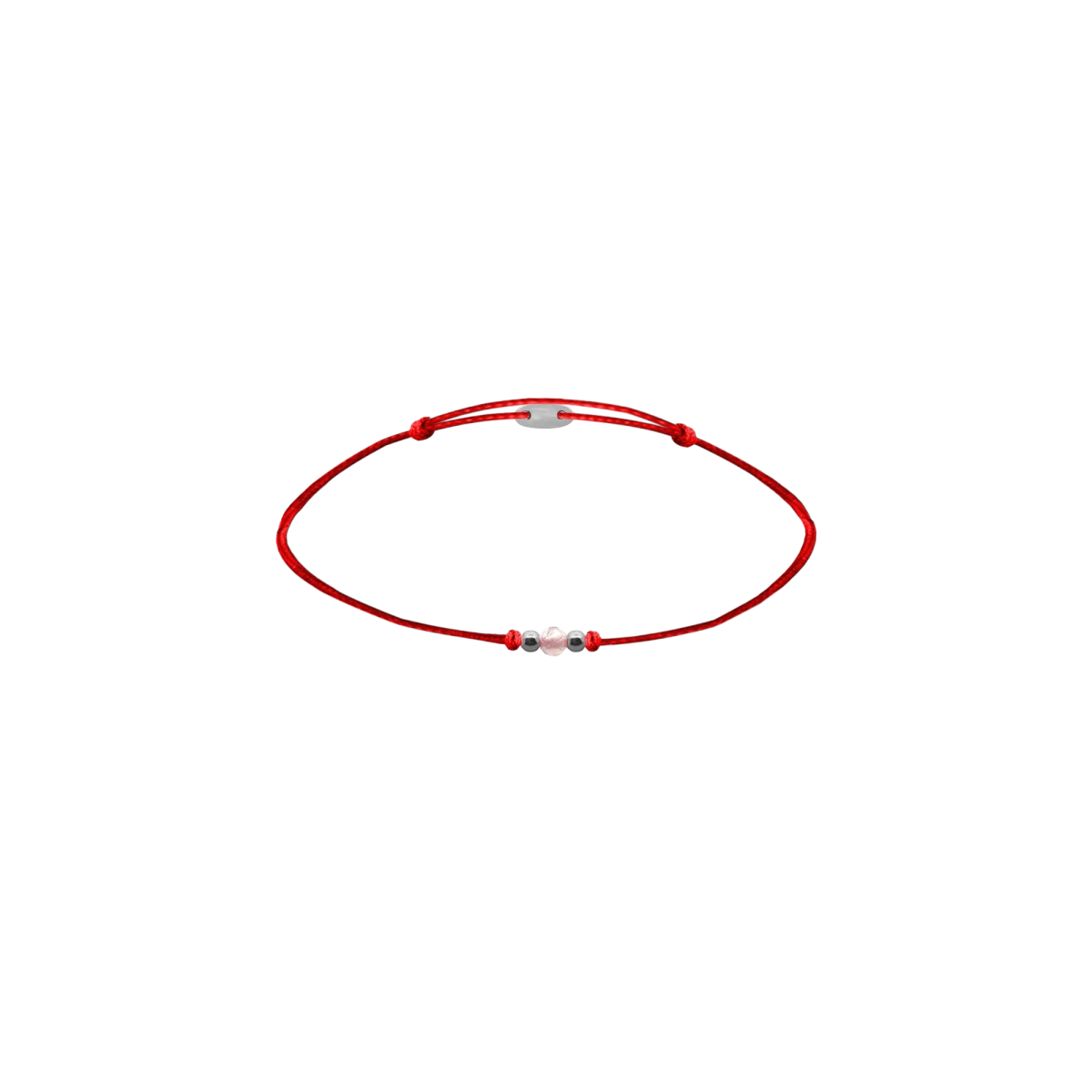 Piros Védelmező Baby Ezüst 925 Fonalas Karkötő 