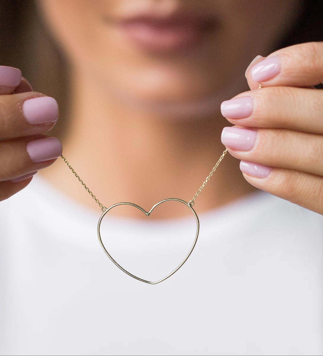 Grav Bigheart Arany 14K Nyaklánc