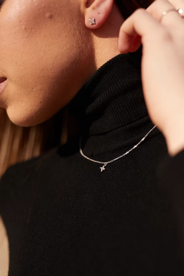 Grav Chloee Sparc Star Ezüst 925 Nyaklánc
