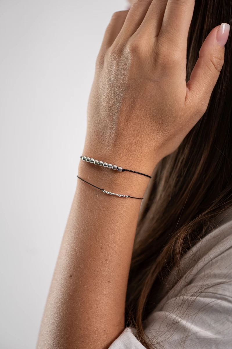 Grav Morse Love Ezüst 925 Karkötő