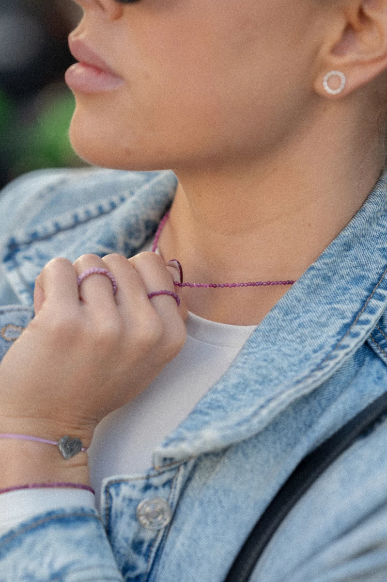 Rubin Ezüst 925 Nyaklánc