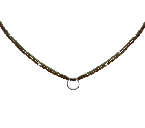 GRAV Design Fall Circle Ezüst 925 Nyaklánc