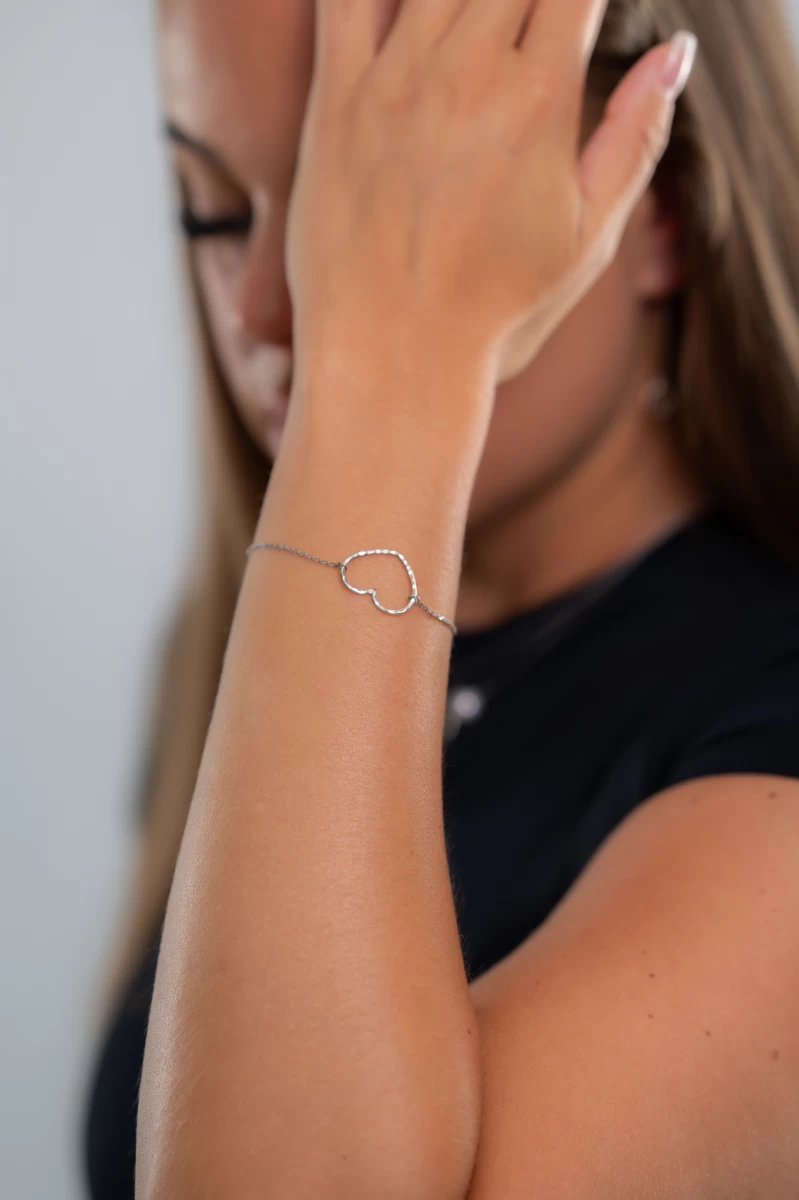 Grav Quintessa Heart Ezüst 925 Karkötő