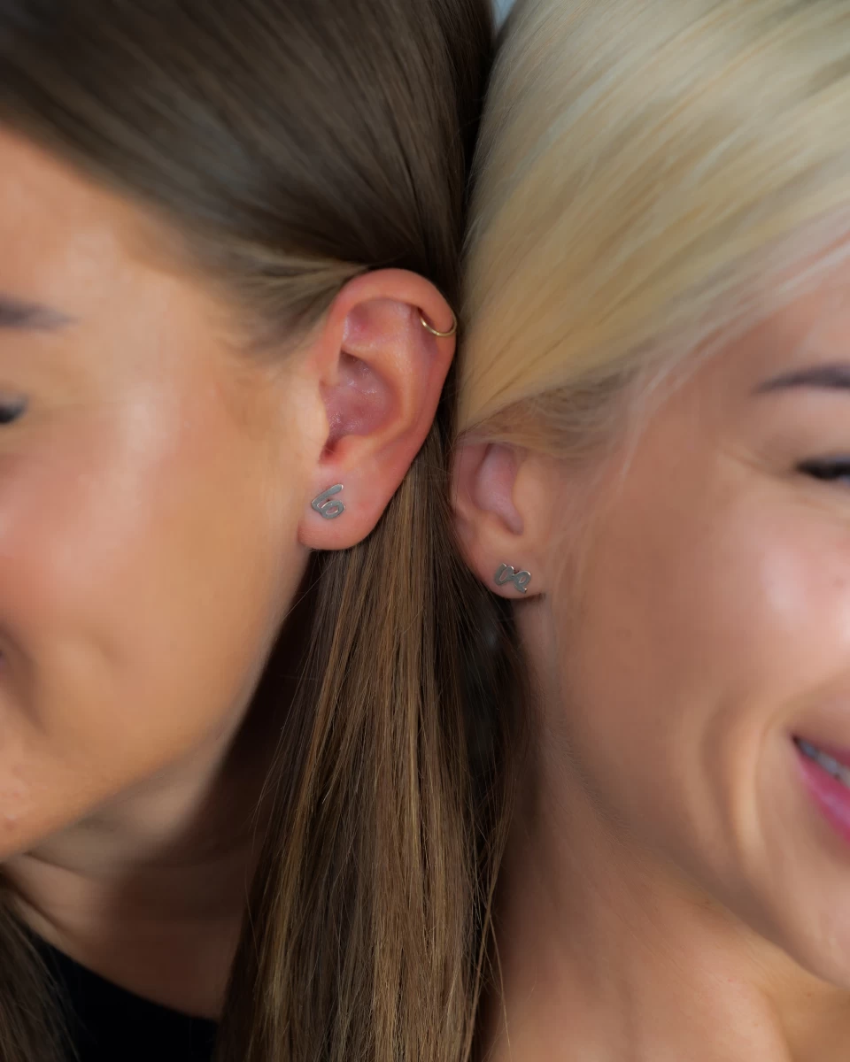 Grav Love Ezüst Fülbevaló