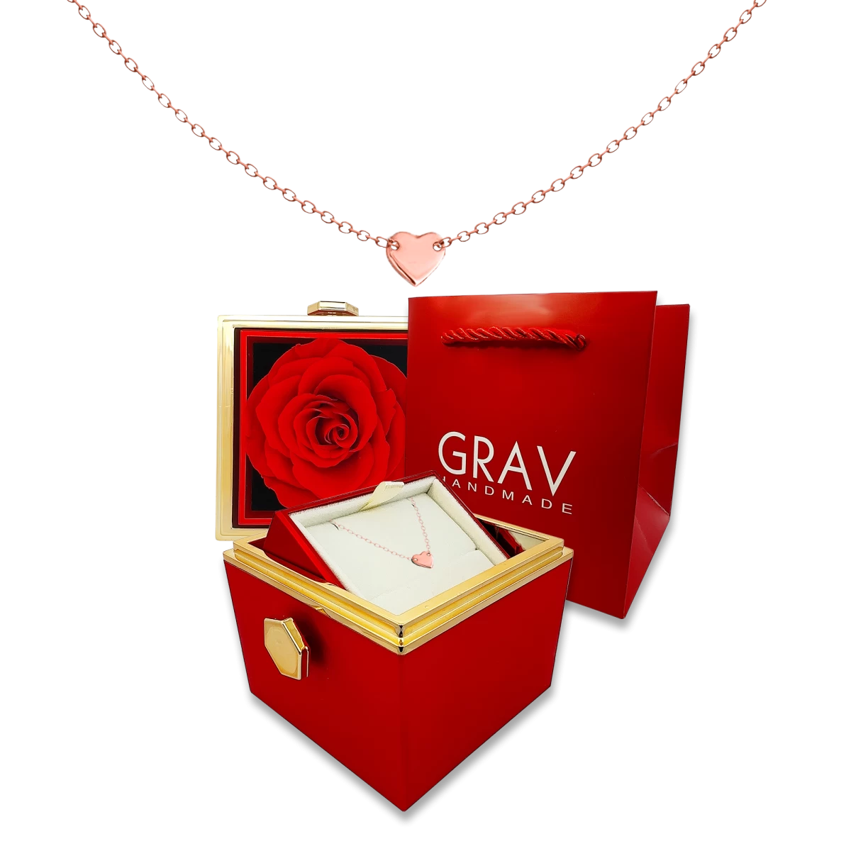GRAV Eternal Rose Arany 14K Nyaklánc