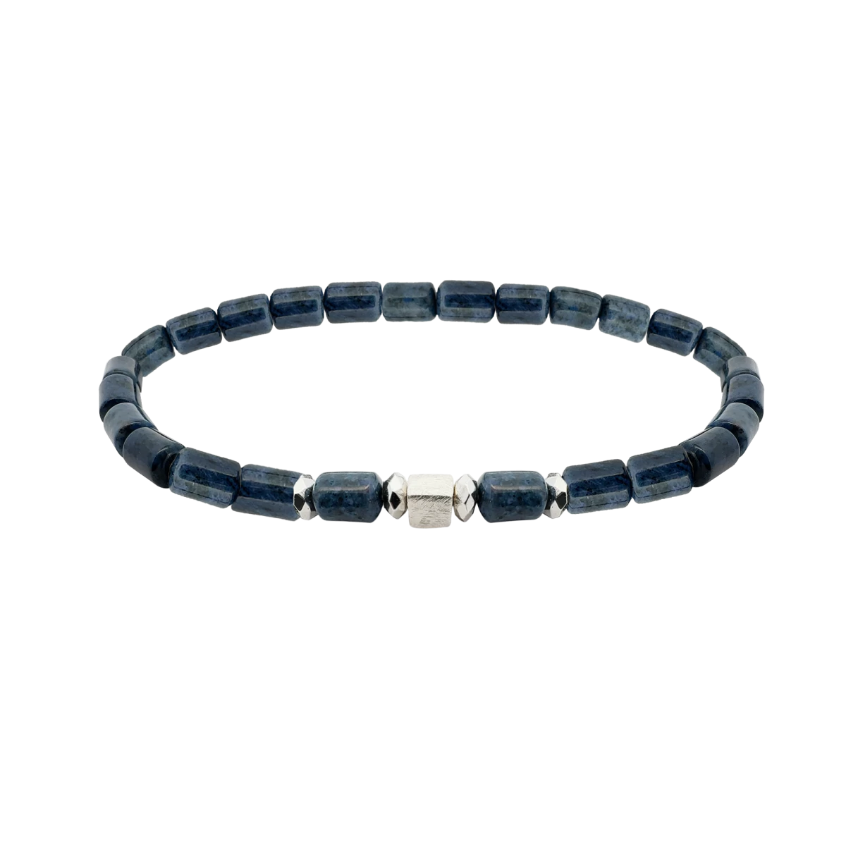 Dumortierit Ásvány Ezüst 925 Karkötő