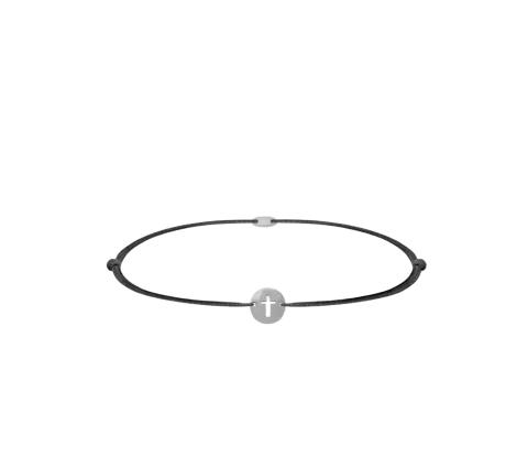 GRAV Kereszt Baby Ezüst 925 Fonalas Karkötő