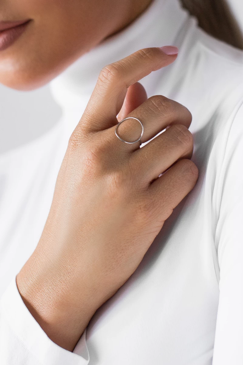 Grav Contour Circle Arany 14K Gyűrű