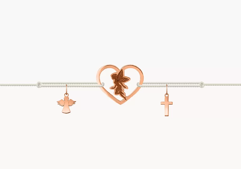 GRAV Karkötő Szívben tündér Vörös Arany 14K