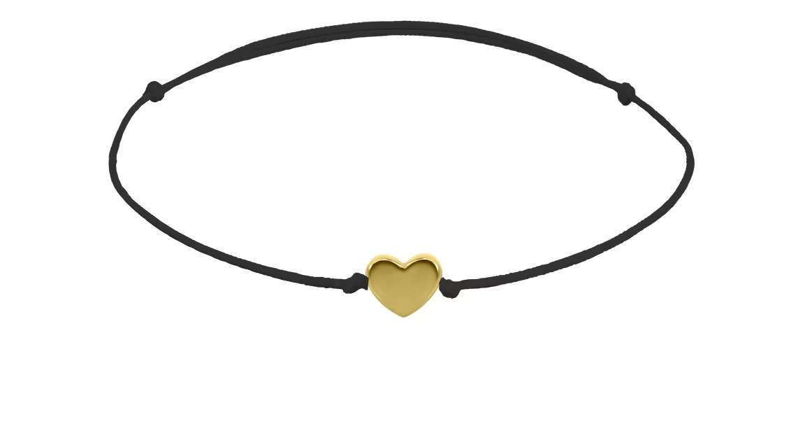 GRAV Karkötő Kis Szív Ezüst 925 (18K sárgaarannyal bevont)